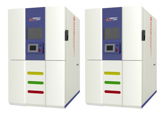 좋은 가격 300L 내구성 제품 시험용 3 구역 열 충격 챔버 ASTM D3165 IEC 60068-2-14 준수 온라인으로